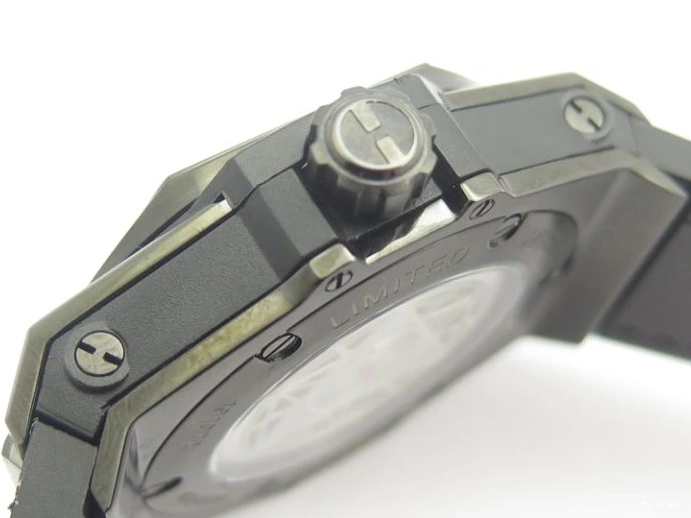 MIROTIME 0514 GoodFit Big Pilot Real PR IW500912 ZF Best Edition Black Dial On Black Leather Strap A 7287